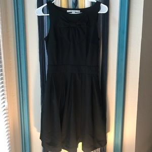 Black bow dress with pockets